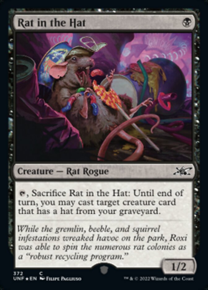 Rat in the Hat (Galaxy Foil) [Unfinity] | Empire Gaming NC