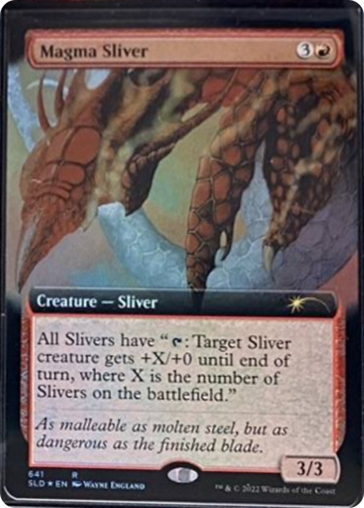 Magma Sliver (Extended Art) [Secret Lair Drop Series] | Empire Gaming NC