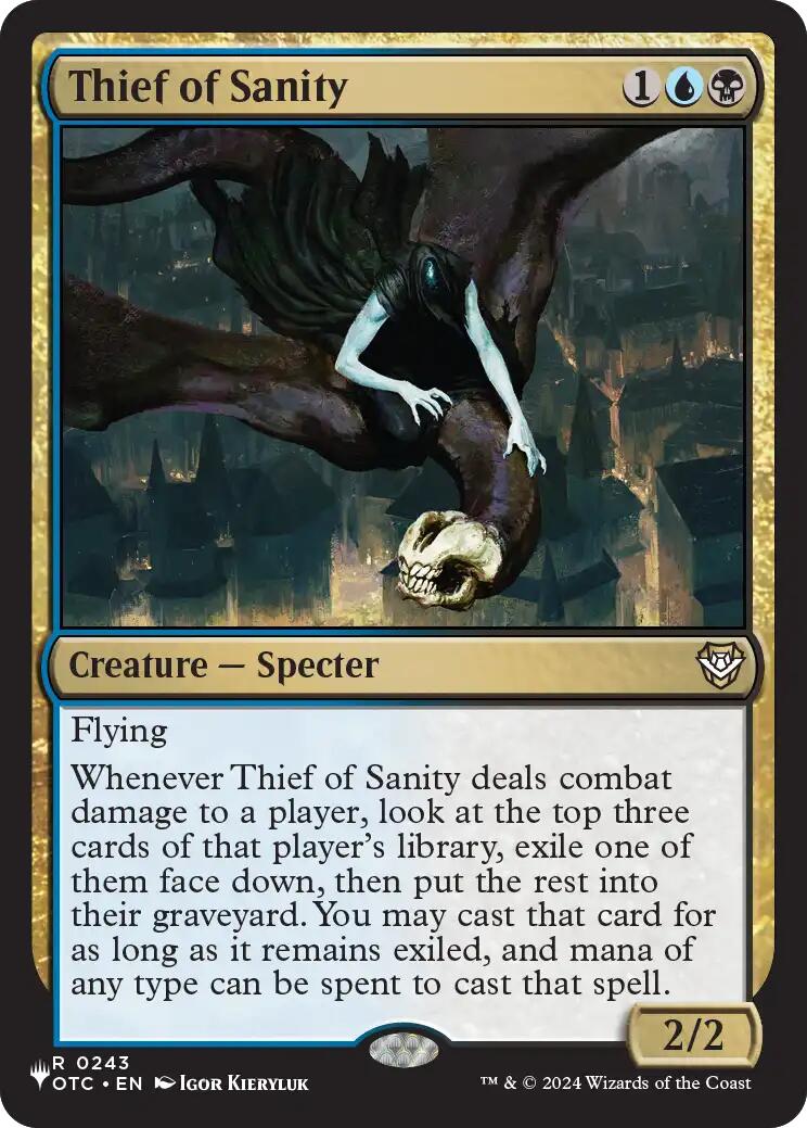 Thief of Sanity [The List] | Empire Gaming NC