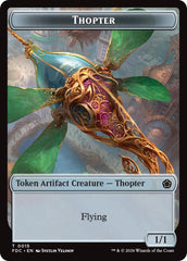 Thopter // The Monarch Double-Sided Token [Foundations Commander Tokens] | Empire Gaming NC