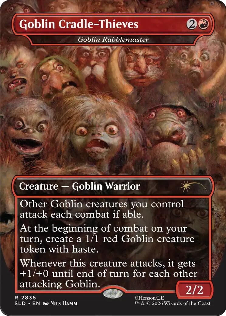 Goblin Cradle-Thieves - Goblin Rabblemaster [Secret Lair Drop Series] | Empire Gaming NC