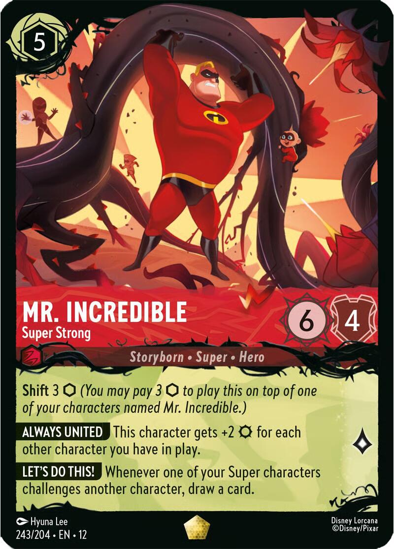 Mr. Incredible - Super Strong (243/204) [Illumineer's Quest: The Great Hunny Rescue] | Empire Gaming NC