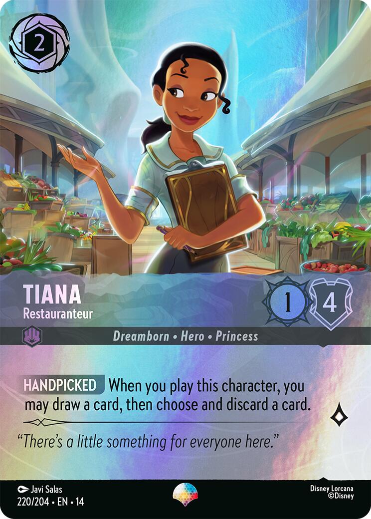 Tiana - Restauranteur (Epic) (220/204) [Hyperia City] | Empire Gaming NC
