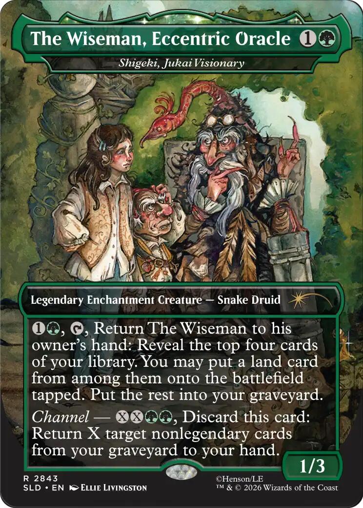 The Wiseman, Eccentric Oracle - Shigeki, Jukai Visionary [Secret Lair Drop Series] | Empire Gaming NC