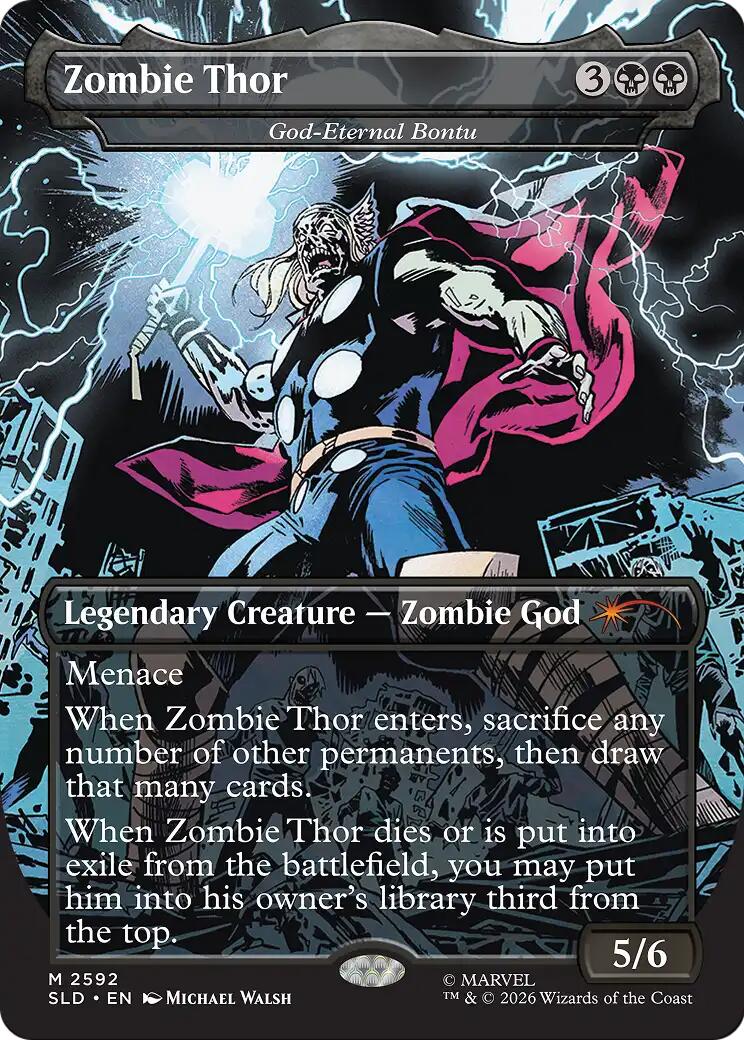 Zombie Thor - God-Eternal Bontu [Secret Lair Drop Series] | Empire Gaming NC