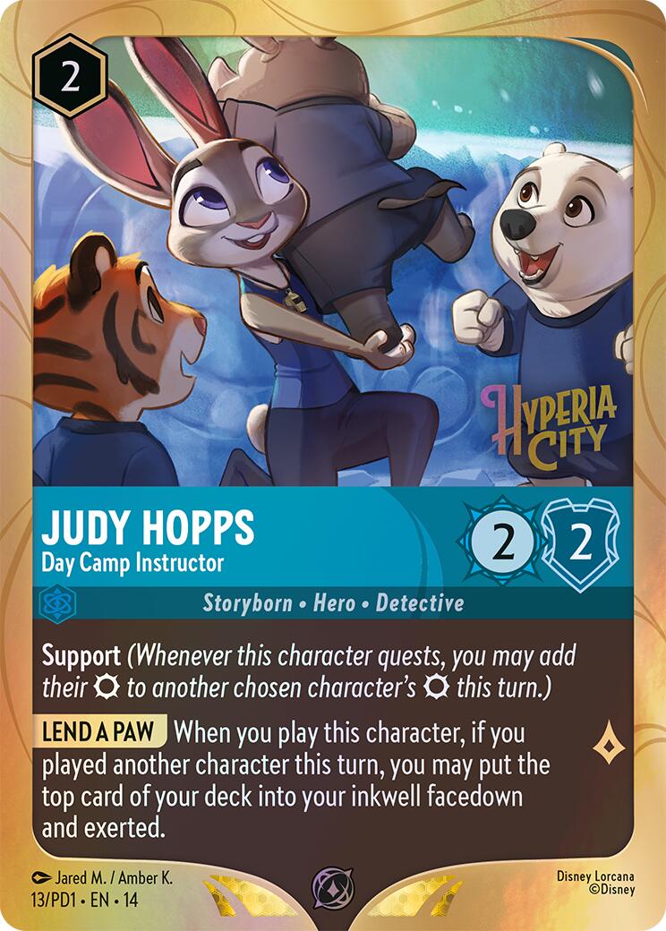 Judy Hopps - Day Camp Instructor (13) [Promo Cards] | Empire Gaming NC