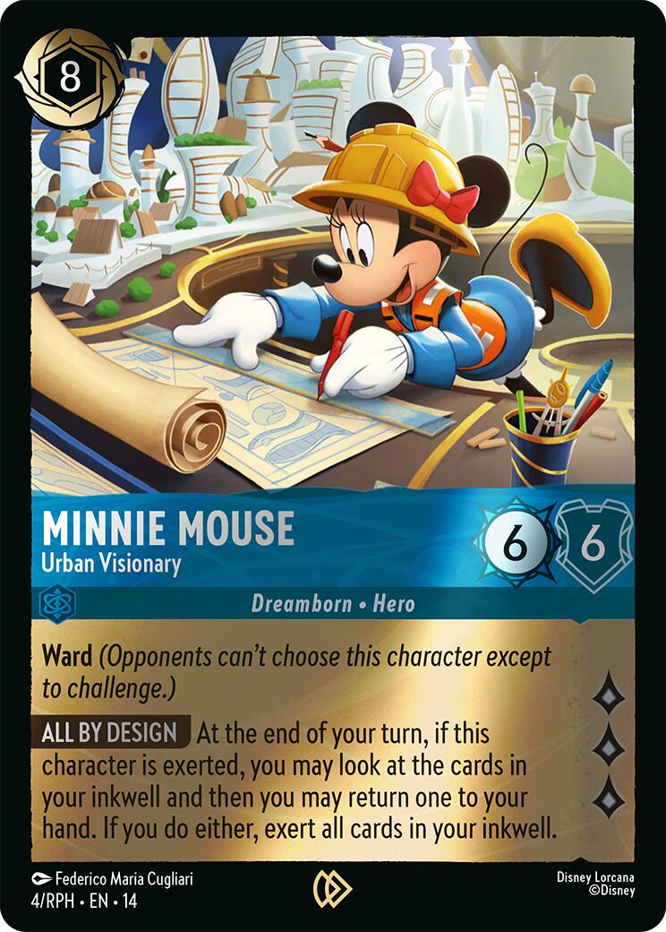 Minnie Mouse - Urban Visionary (4) [Promo Cards] | Empire Gaming NC