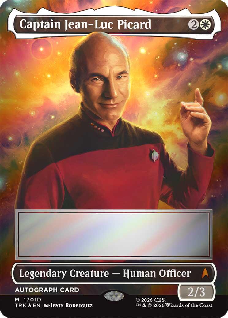 Captain Jean-Luc Picard (Borderless) (Signed) [Star Trek] | Empire Gaming NC
