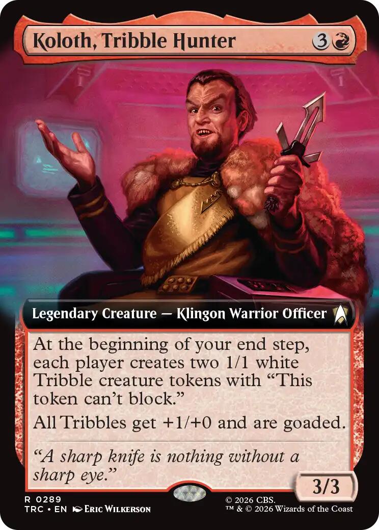 Koloth, Tribble Hunter (Extended Art) [Star Trek Commander] | Empire Gaming NC
