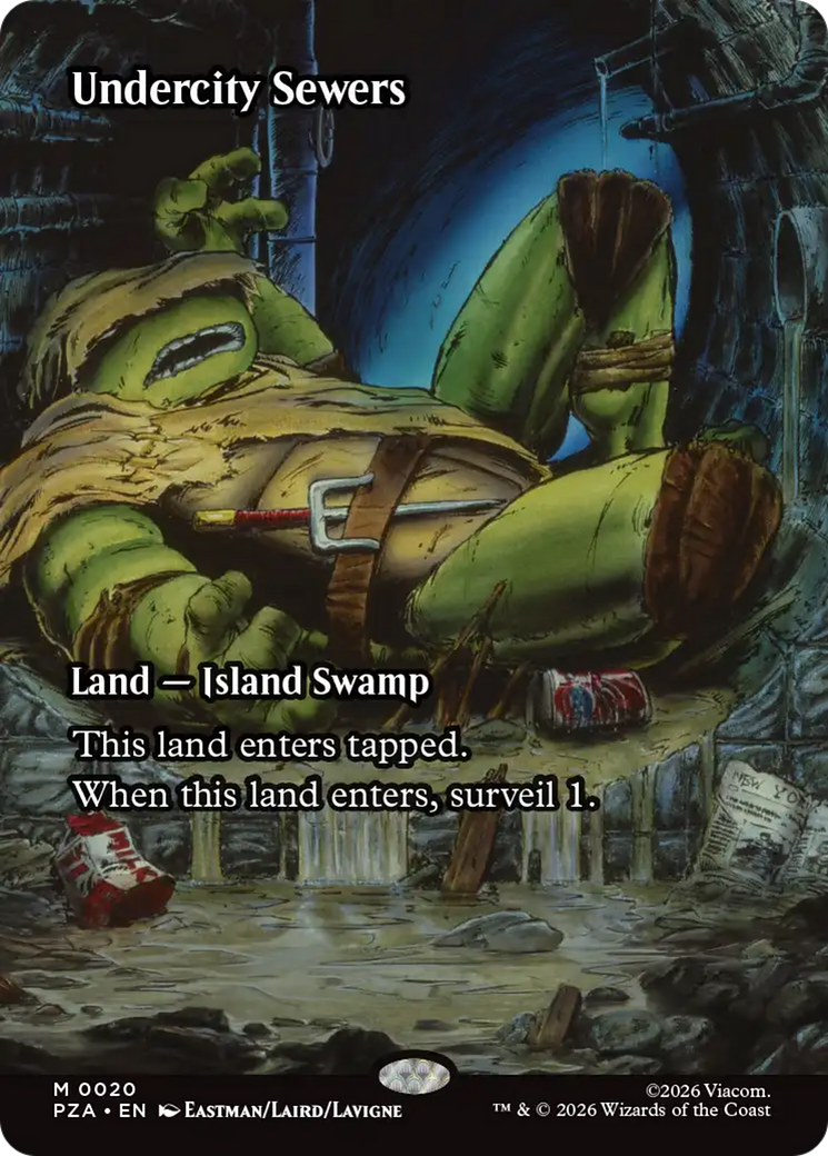 Undercity Sewers (Borderless) [Teenage Mutant Ninja Turtles Eternal-Legal] | Empire Gaming NC