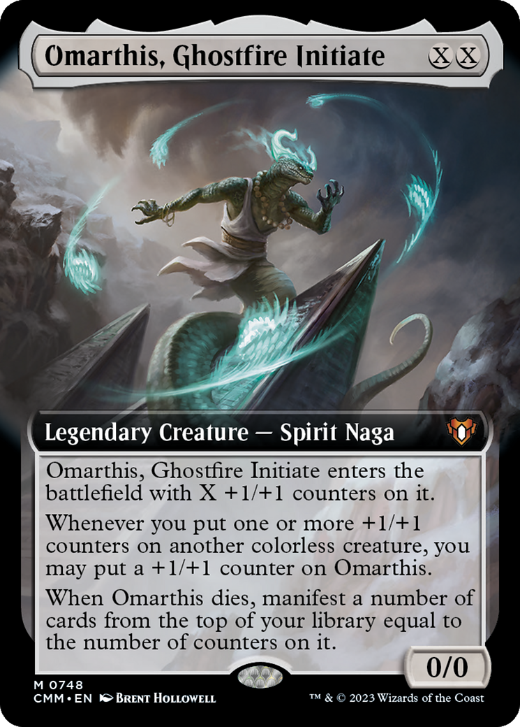 Omarthis, Ghostfire Initiate (Extended Art) [Commander Masters] | Empire Gaming NC