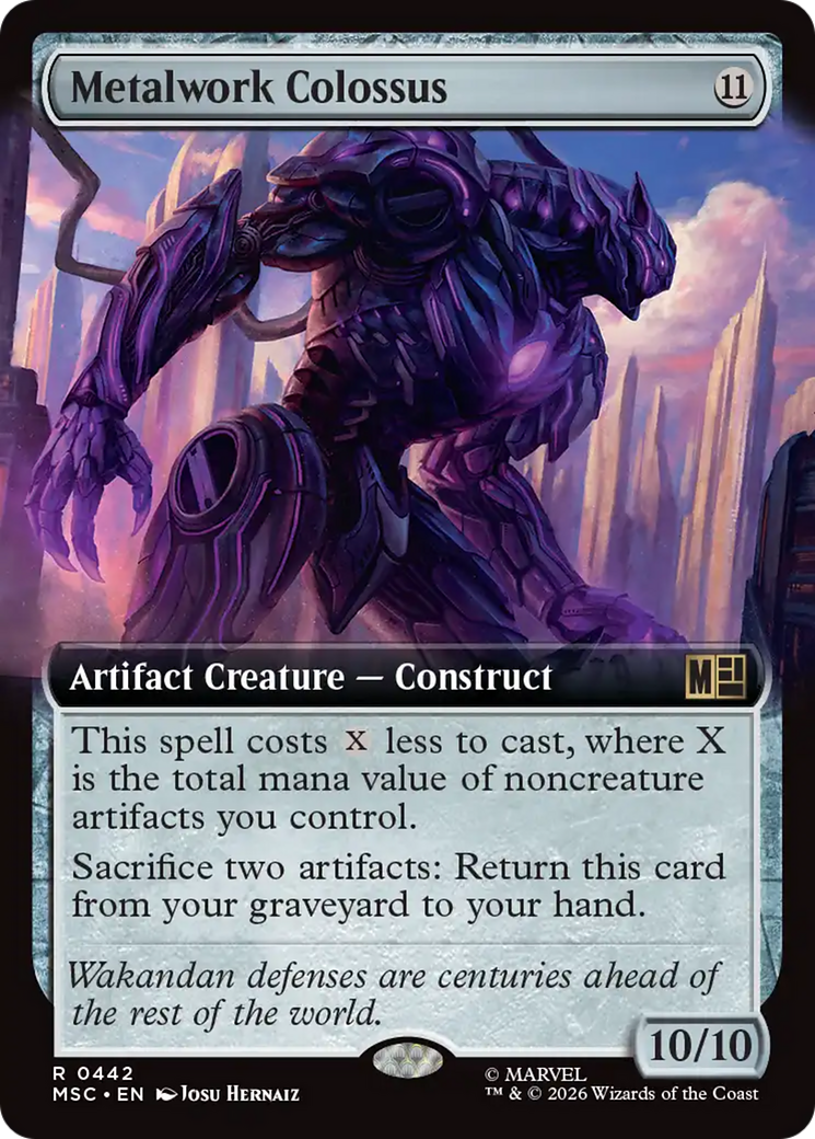 Metalwork Colossus (Extended Art) [Marvel Super Heroes Commander] | Empire Gaming NC