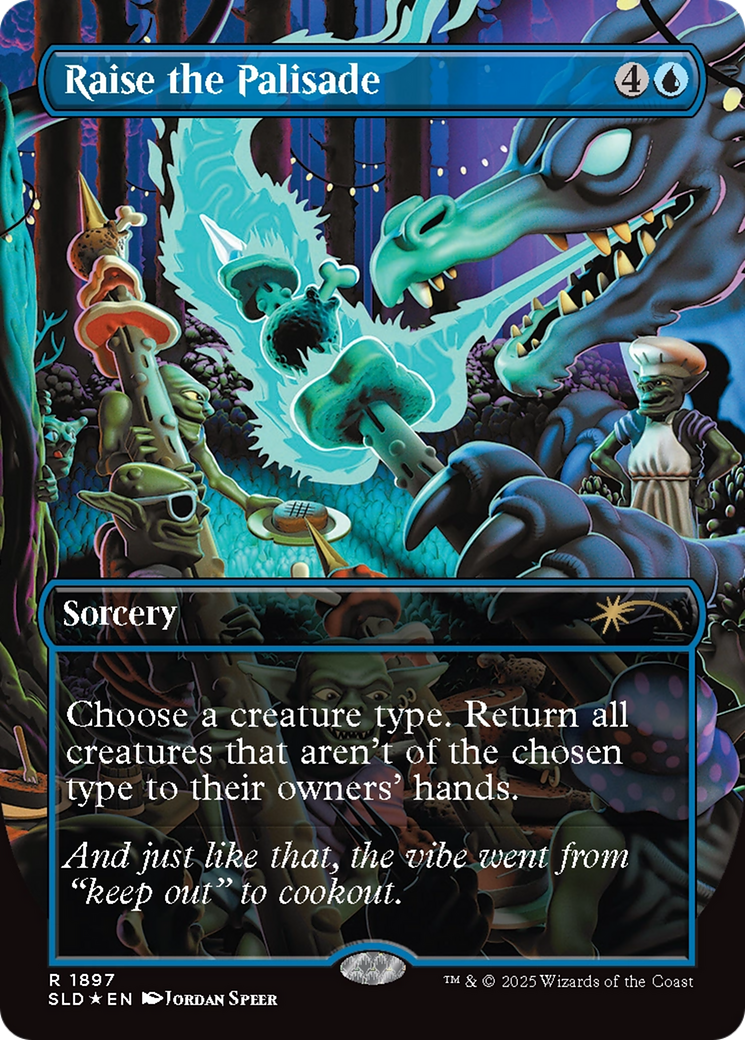 Raise the Palisade (Double Rainbow Foil) [Secret Lair Drop Series] | Empire Gaming NC