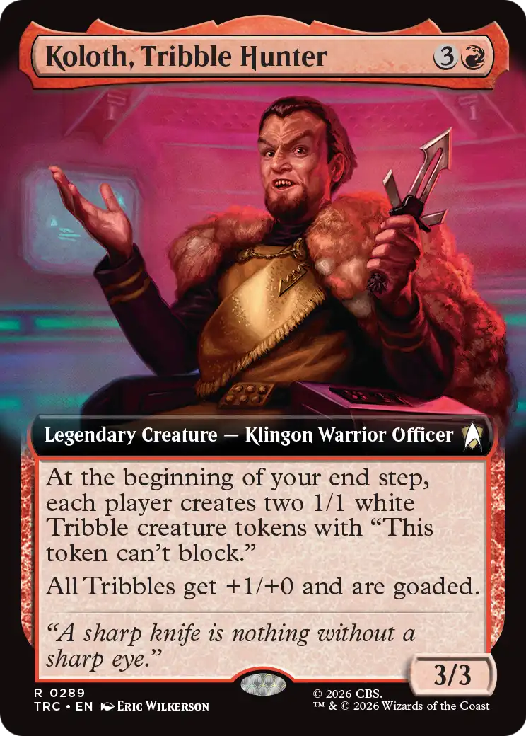 Koloth, Tribble Hunter (Extended Art) [Star Trek] | Empire Gaming NC
