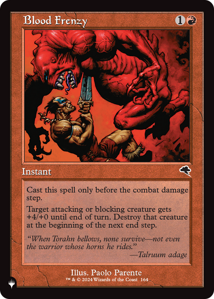 Blood Frenzy [The List Reprints] | Empire Gaming NC