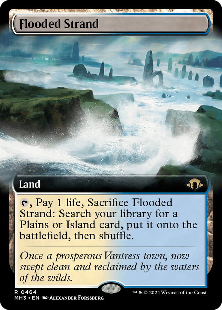 Flooded Strand (Extended Art) [Modern Horizons 3] | Empire Gaming NC