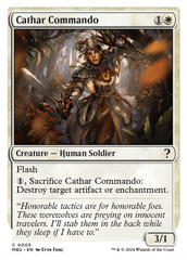 Cathar Commando (White Border) [Mystery Booster 2] | Empire Gaming NC