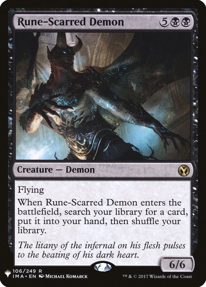 Rune-Scarred Demon [Mystery Booster] | Empire Gaming NC