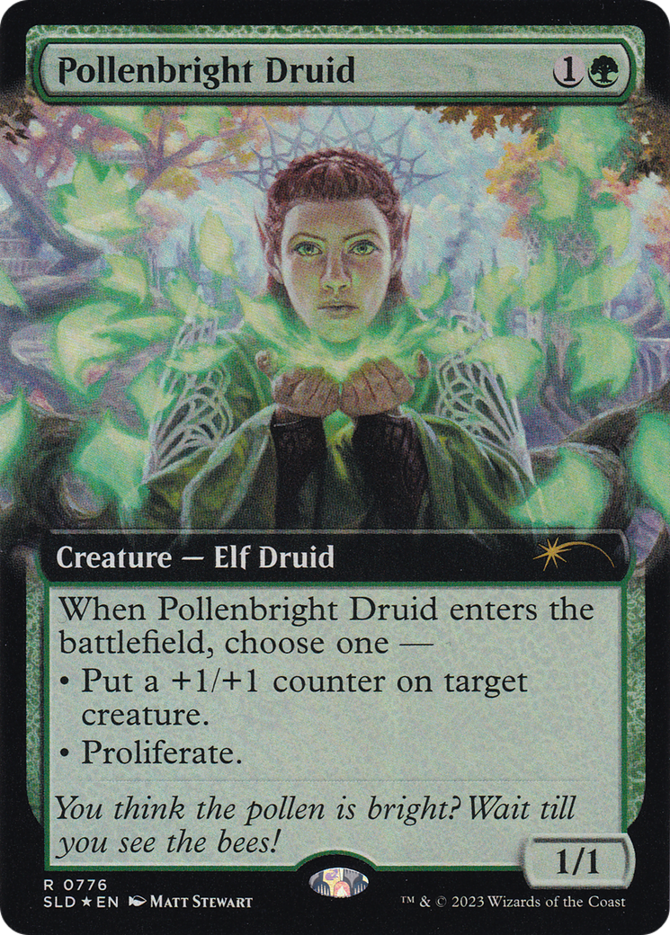 Pollenbright Druid (Extended Art) [Secret Lair Drop Series] | Empire Gaming NC