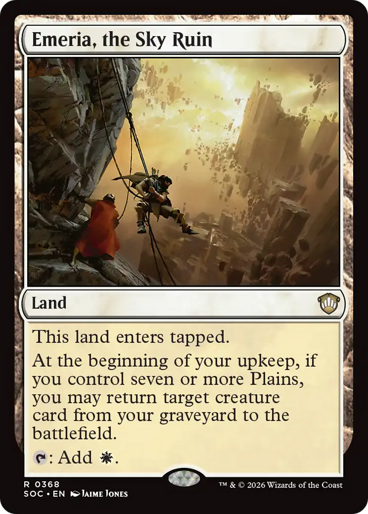 Emeria, the Sky Ruin [Secrets of Strixhaven Commander] | Empire Gaming NC