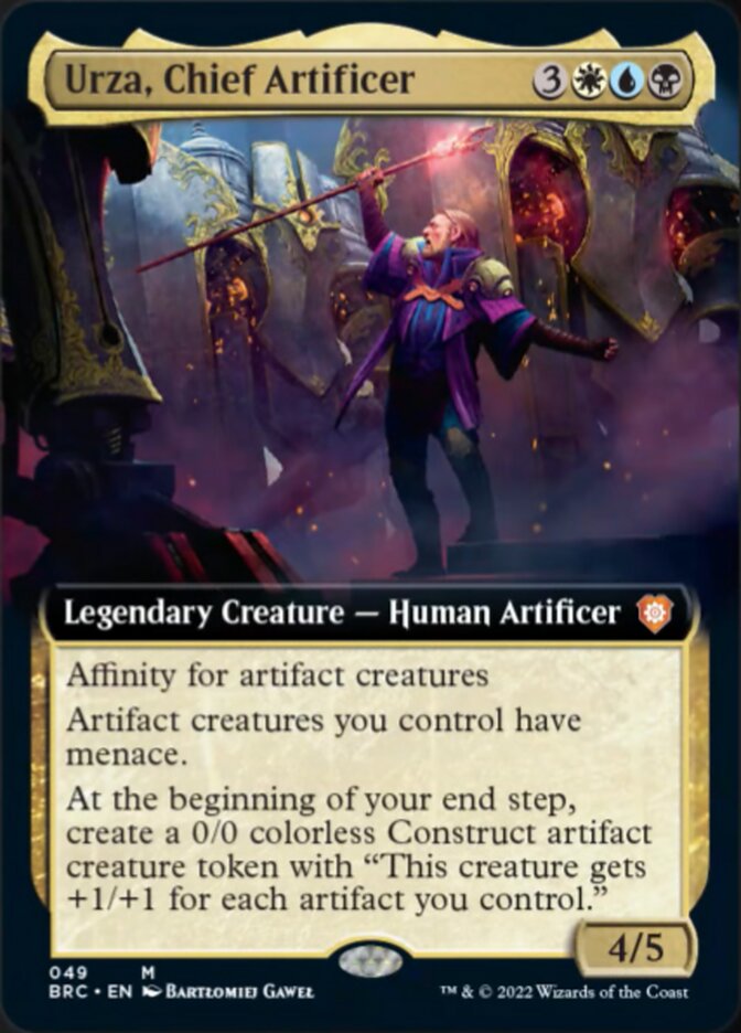 Urza, Chief Artificer (Extended Art) [The Brothers' War Commander] | Empire Gaming NC