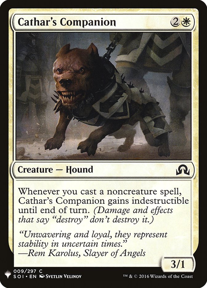 Cathar's Companion [Mystery Booster] | Empire Gaming NC