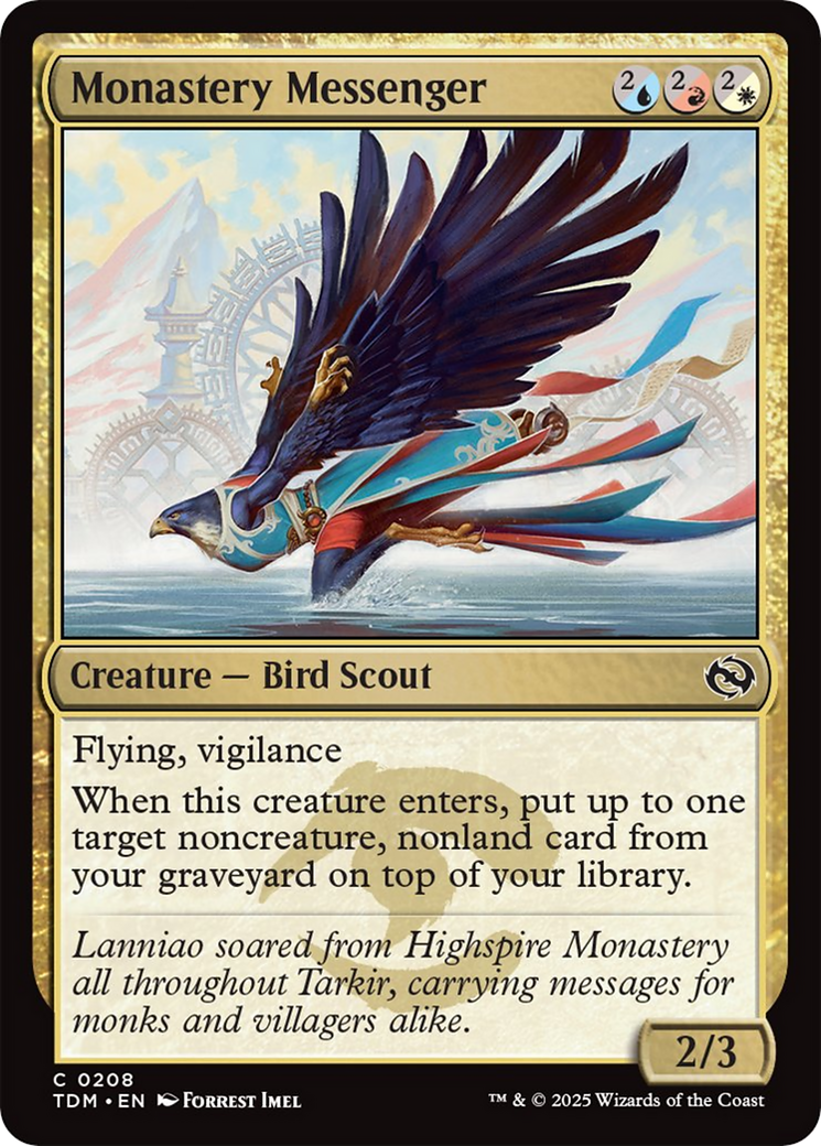 Monastery Messenger [Tarkir: Dragonstorm] | Empire Gaming NC