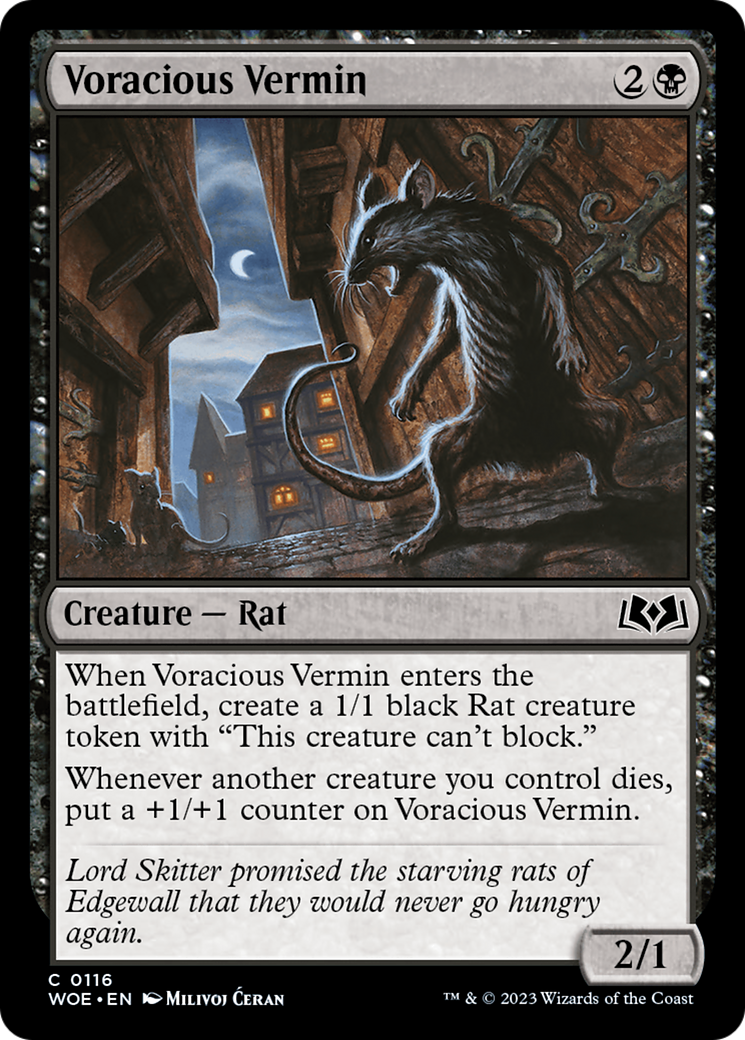 Voracious Vermin [Wilds of Eldraine] | Empire Gaming NC