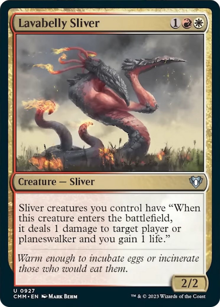 Lavabelly Sliver [Commander Masters] | Empire Gaming NC