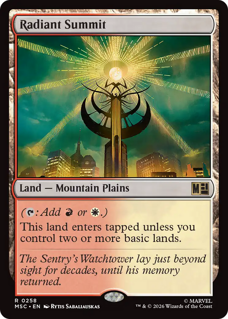 Radiant Summit [Marvel Super Heroes Commander] | Empire Gaming NC