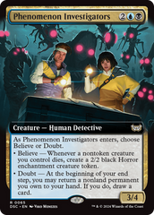 Phenomenon Investigators (Extended Art) [Duskmourn: House of Horror Commander] | Empire Gaming NC