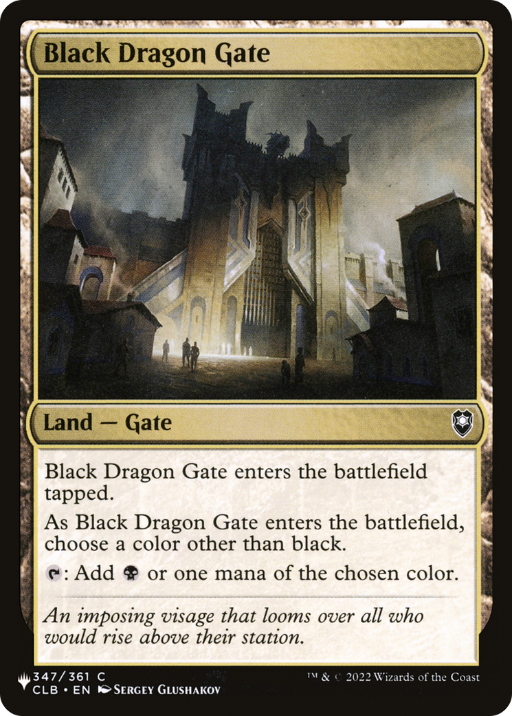 Black Dragon Gate [The List] | Empire Gaming NC