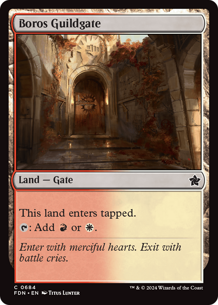 Boros Guildgate [Foundations] | Empire Gaming NC