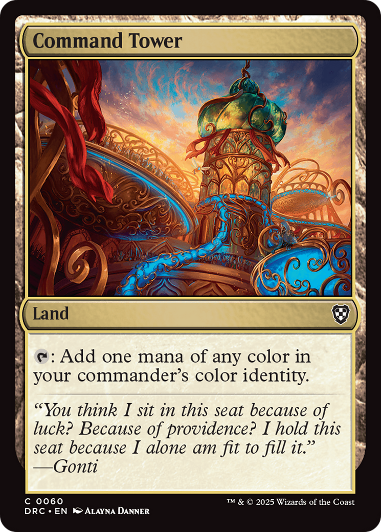 Command Tower (0060) [Aetherdrift Commander] | Empire Gaming NC