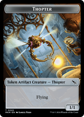 Thopter (0020) // Bat Double-Sided Token [Murders at Karlov Manor Tokens] | Empire Gaming NC