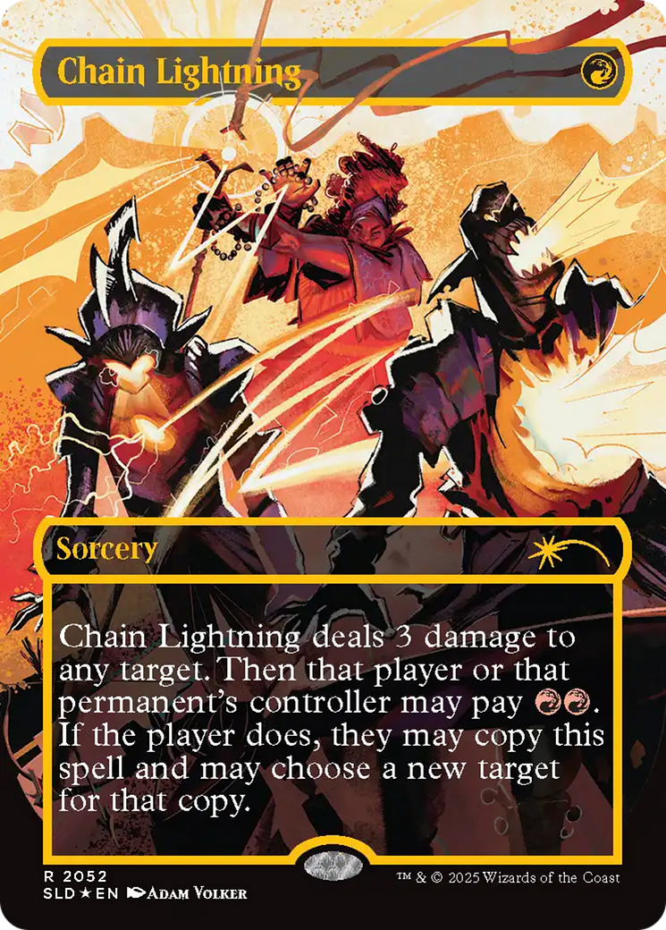 Chain Lightning (2047) (Raised Foil) [Secret Lair Drop Series] | Empire Gaming NC