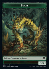 Satyr // Beast Double-Sided Token [Commander Legends: Battle for Baldur's Gate Tokens] | Empire Gaming NC