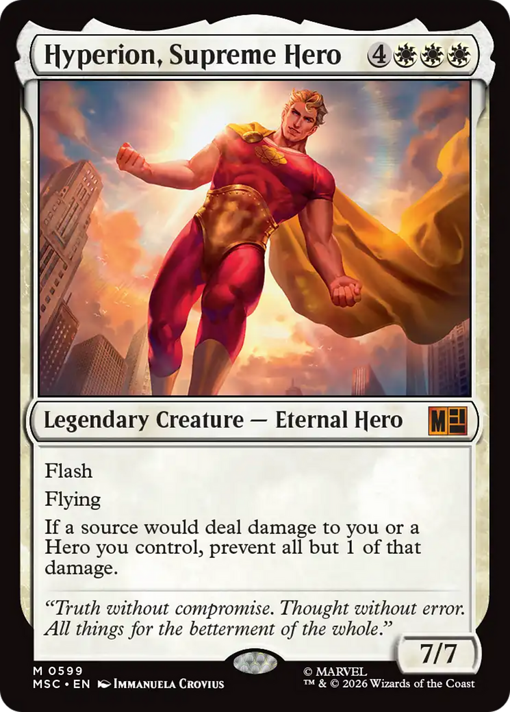 Hyperion, Supreme Hero [Marvel Super Heroes Commander] | Empire Gaming NC