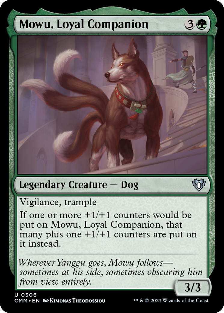 Mowu, Loyal Companion [Commander Masters] | Empire Gaming NC