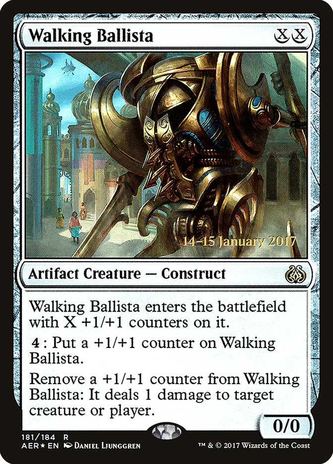 Walking Ballista [Aether Revolt Prerelease Promos] | Empire Gaming NC