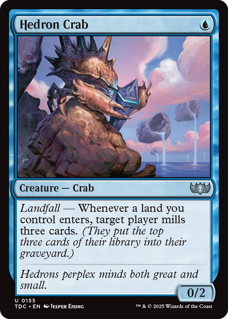 Hedron Crab [Tarkir: Dragonstorm Commander] | Empire Gaming NC