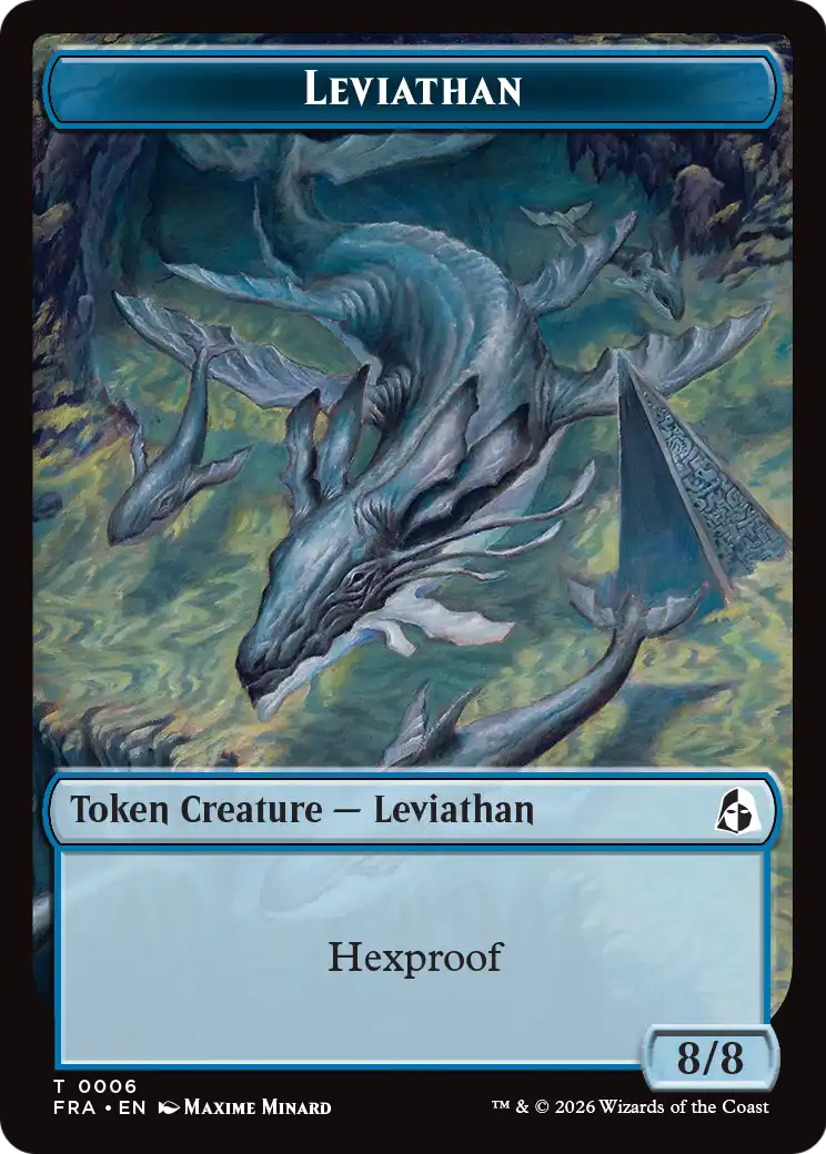 Leviathan // Beast Double-Sided Token [Reality Fracture Tokens] | Empire Gaming NC