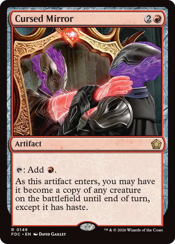 Cursed Mirror [Foundations Commander] | Empire Gaming NC