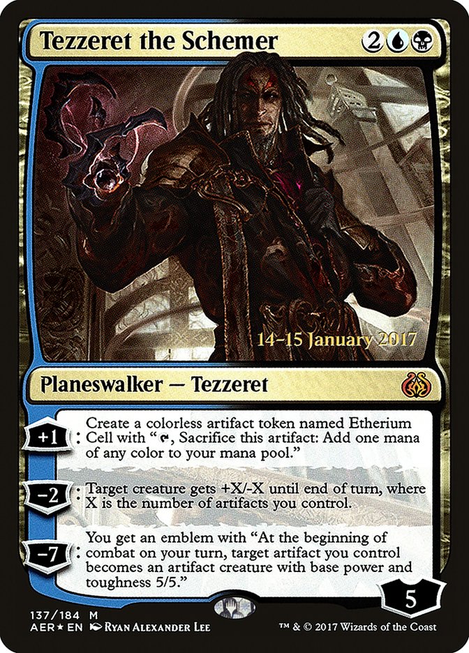 Tezzeret the Schemer [Aether Revolt Prerelease Promos] | Empire Gaming NC