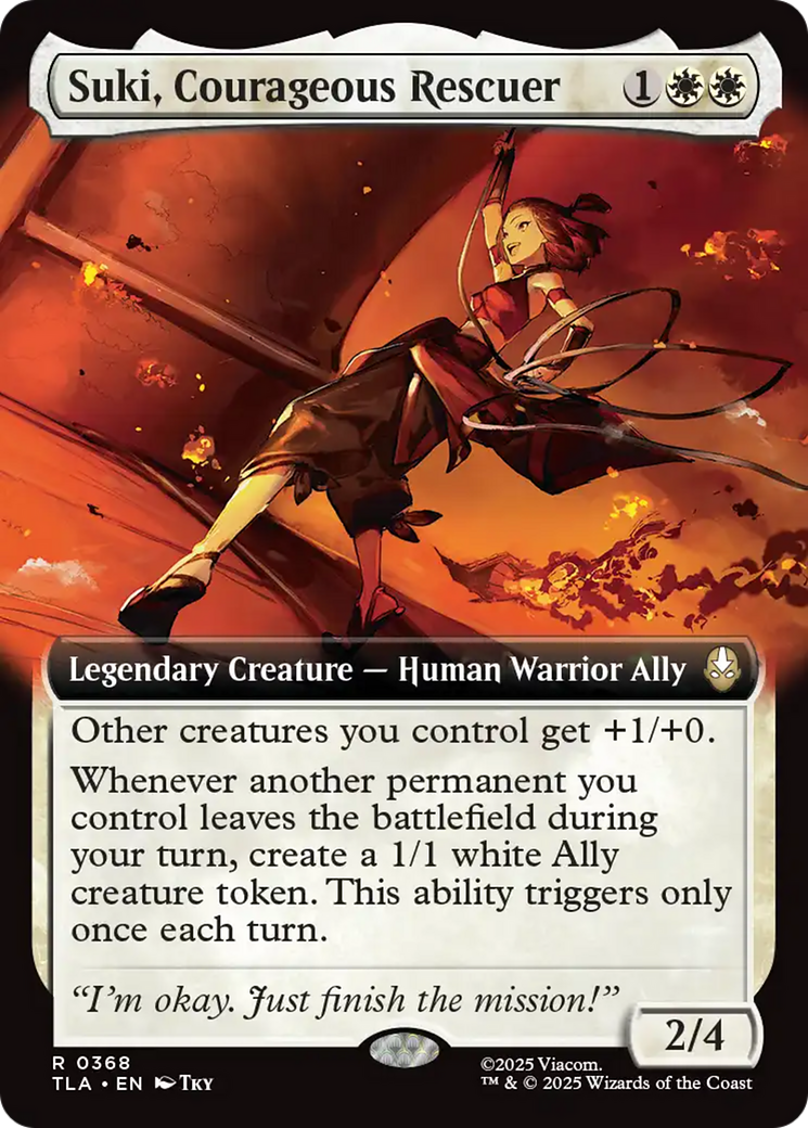 Suki, Courageous Rescuer (Extended Art) [Avatar: The Last Airbender] | Empire Gaming NC