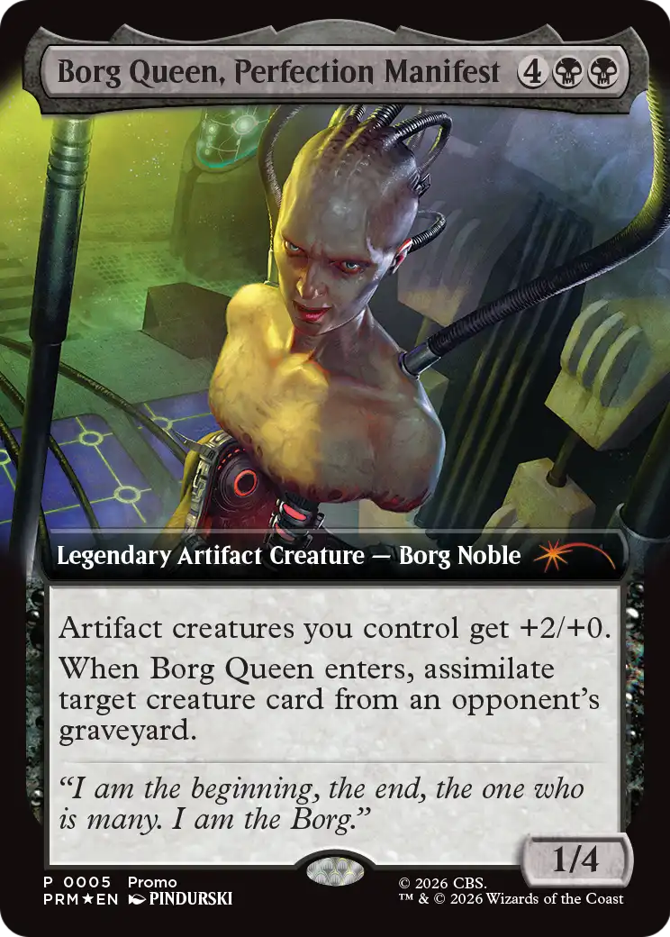 Borg Queen, Perfection Manifest (Extended Art) [Star Trek Promos] | Empire Gaming NC