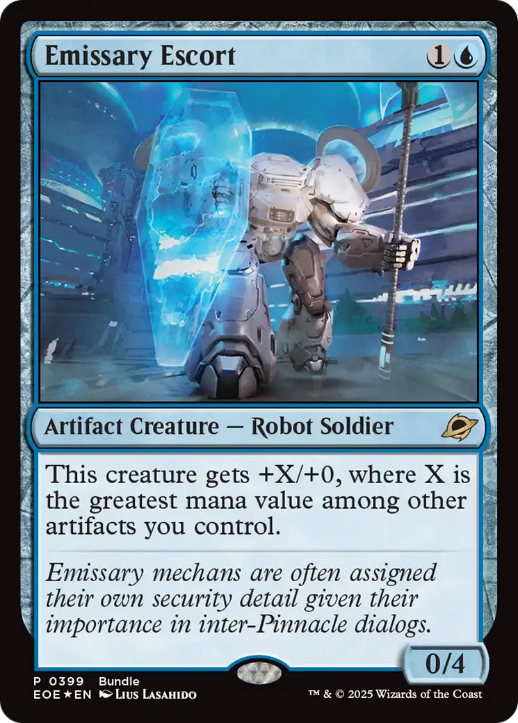 Emissary Escort [Edge of Eternities Prerelease Promos] | Empire Gaming NC