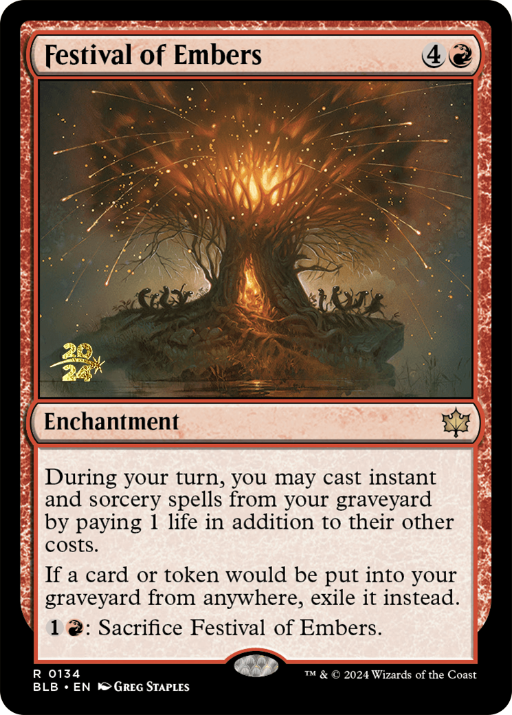 Festival of Embers [Bloomburrow Prerelease Promos] | Empire Gaming NC