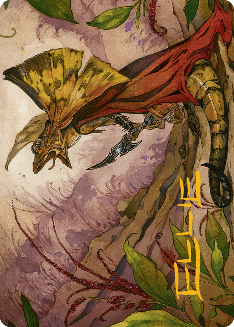 Hired Claw Art Card (Gold-Stamped Signature) [Bloomburrow Art Series] | Empire Gaming NC