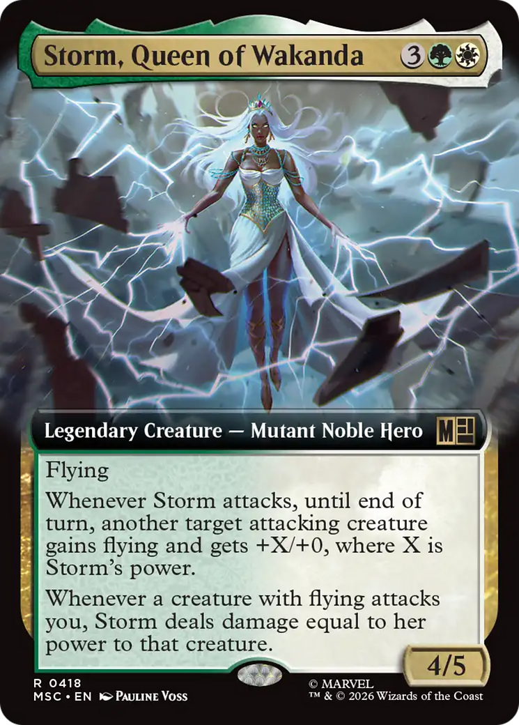 Storm, Queen of Wakanda (Extended Art) [Marvel Super Heroes Commander] | Empire Gaming NC